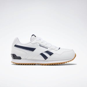 Reebok Royal Glide Ripple Turnschuhe Kinder - Weiß/Navy - DE 463-IPU